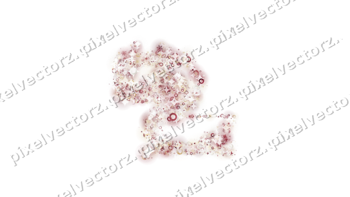 Seamless glitter dragon in dark pink on a transparent background