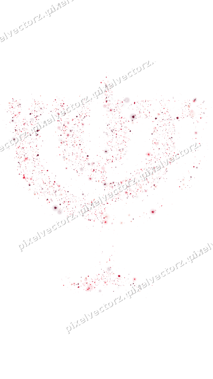 Seamless glitter menorah in pink and red on a transparent background
