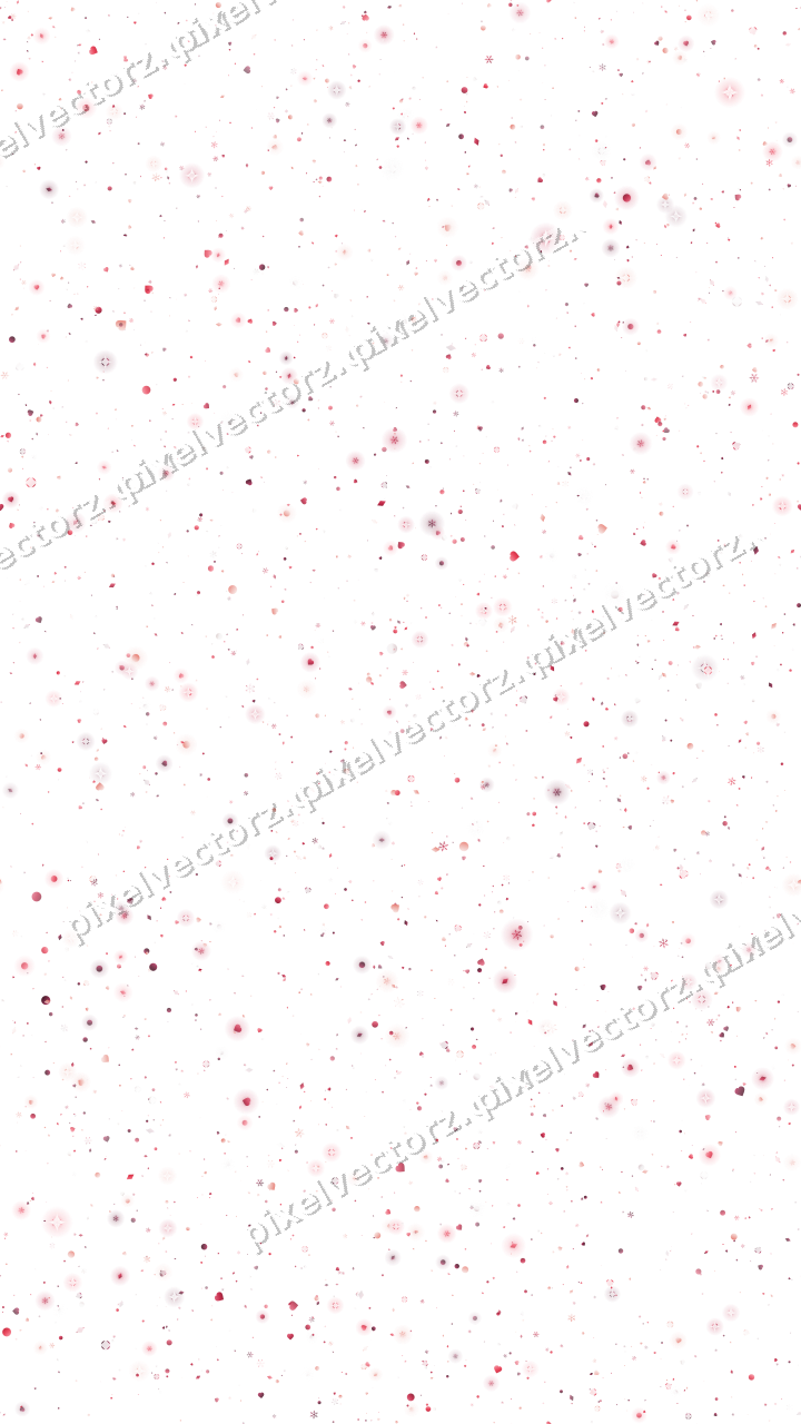 Nahtlose Glitzerstreuung in Rosa und Rot auf transparentem Grund