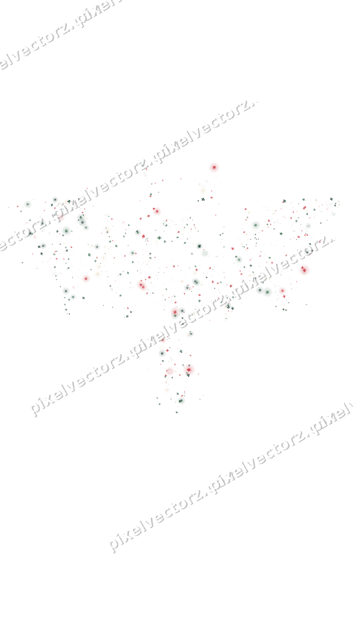 Seamless glitter bat of shamrocks on a transparent background