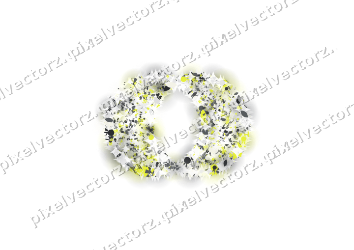 Seamless glitter wedding rings in yellow on a transparent background