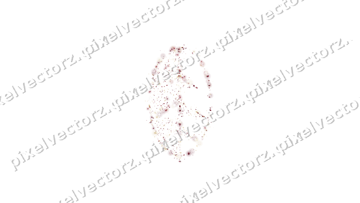 Seamless glitter leaf of eggs and diamonds on a transparent background