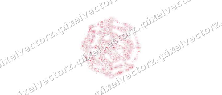 Seamless glitter spider web in pale pink on a transparent background