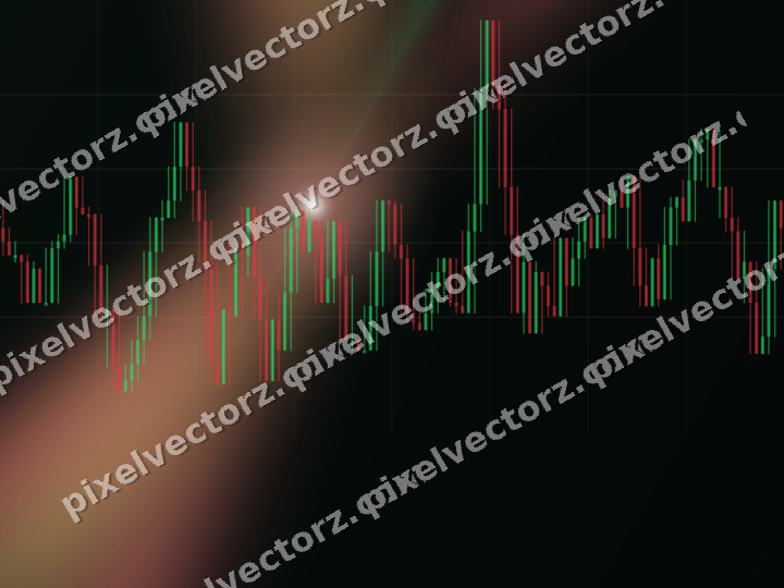 Leuchtender Neon Diagramm Hintergrund in Rot und Grün