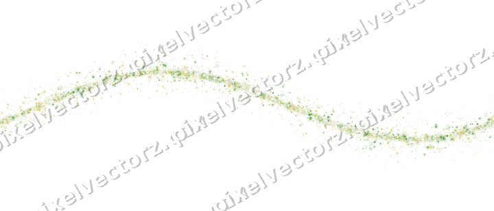 Seamless glitter wave of baubles and gifts on a transparent background