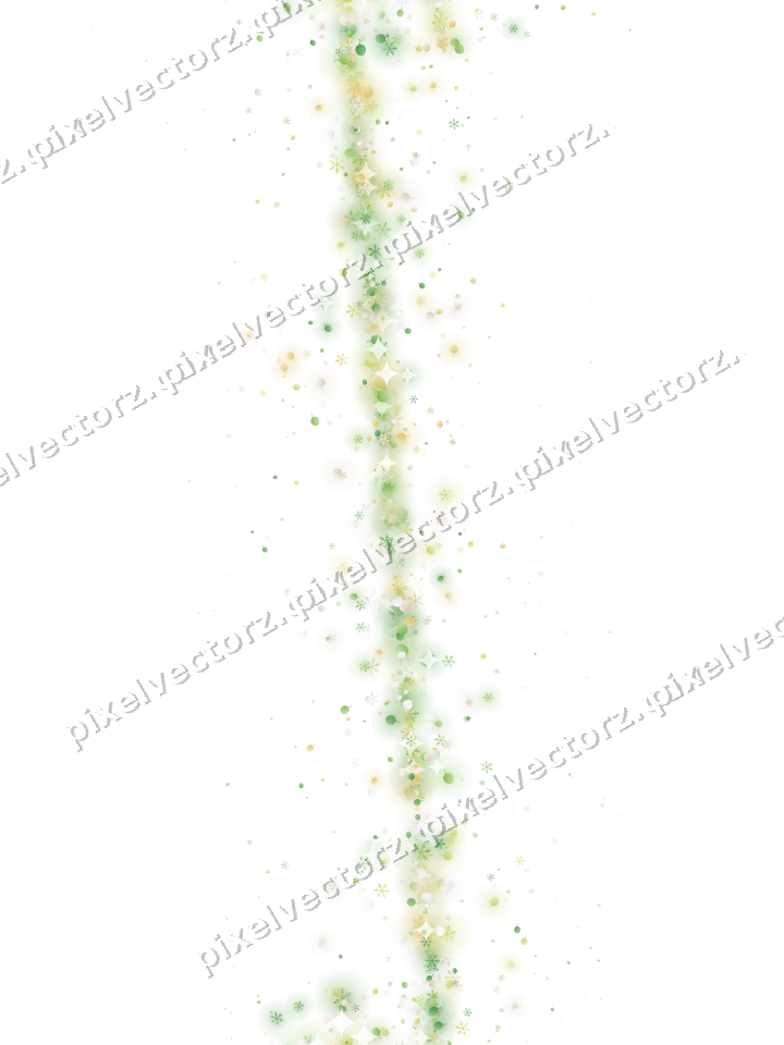 Seamless glitter band in lime and yellow on a transparent background