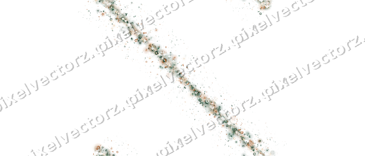 Seamless glitter band in dark green on a transparent background