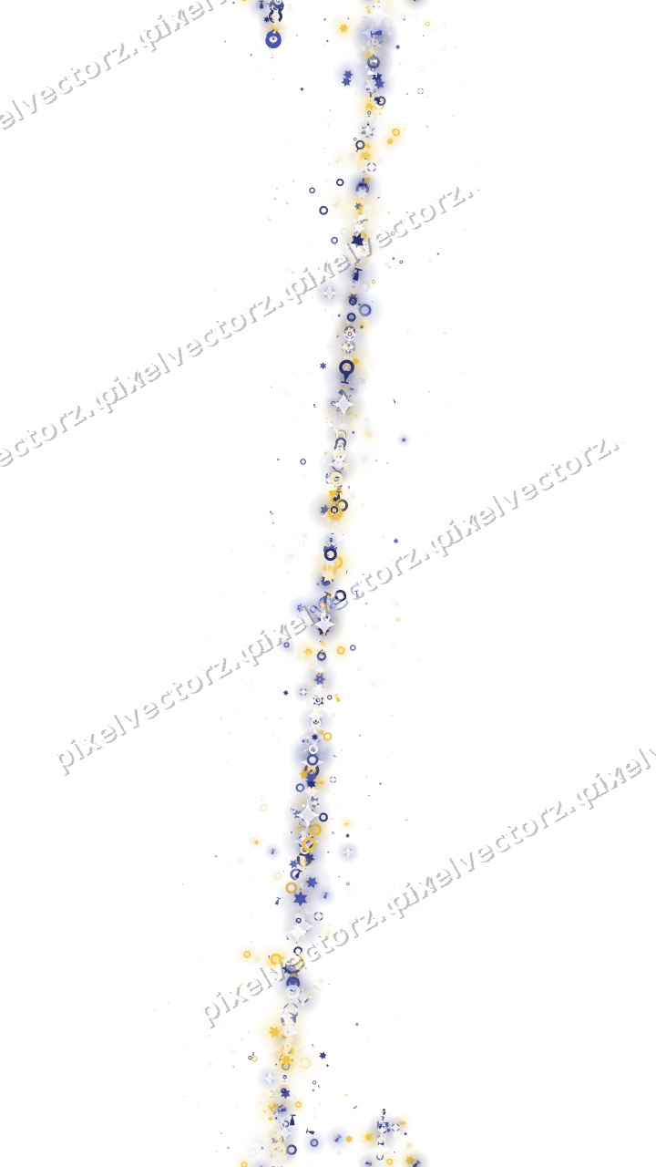 Seamless glitter band in dark blue on a transparent background