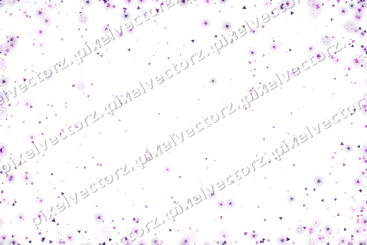 Nahtlose Glitzervignette aus Dreiecken auf transparentem Grund