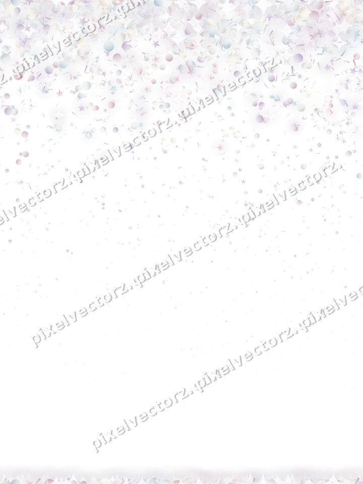 Seamless falling glitter in pale pink on a transparent background