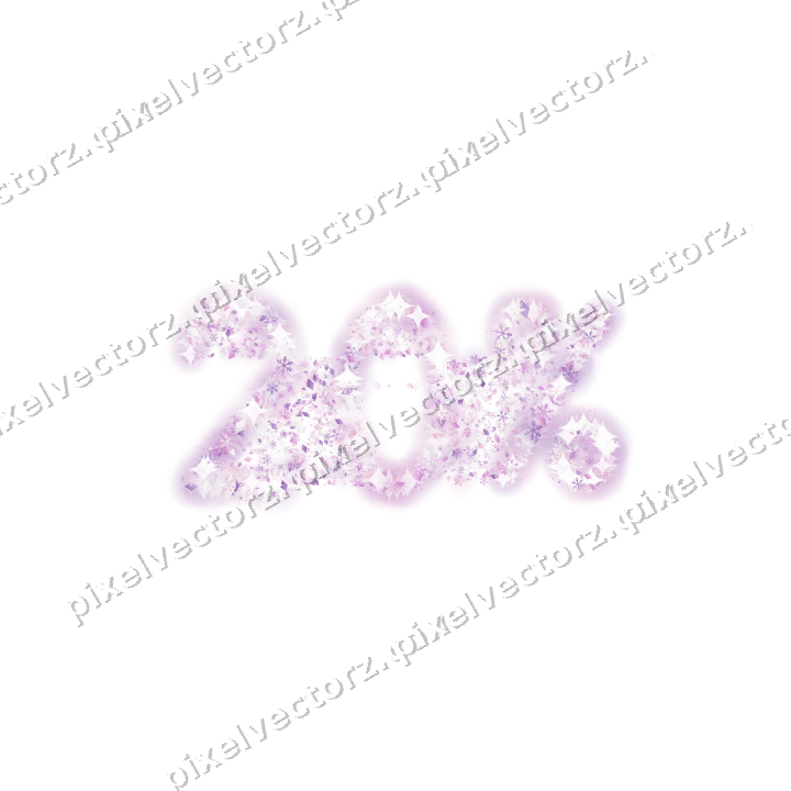 Seamless glitter number 20% in magenta on a transparent background