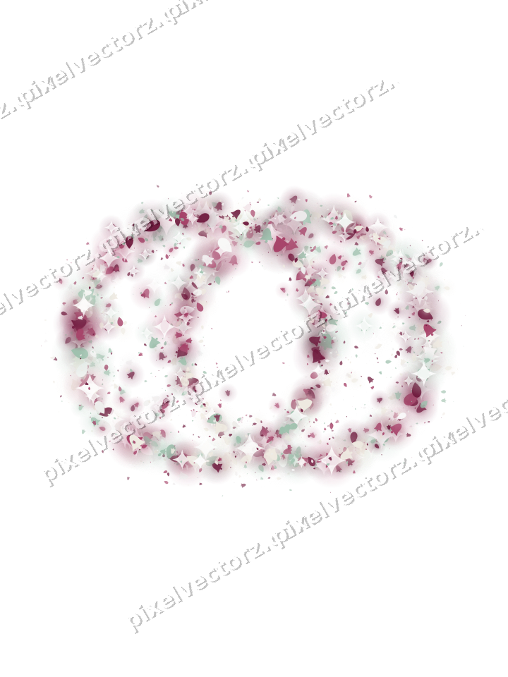 Seamless glitter wedding rings on a transparent background