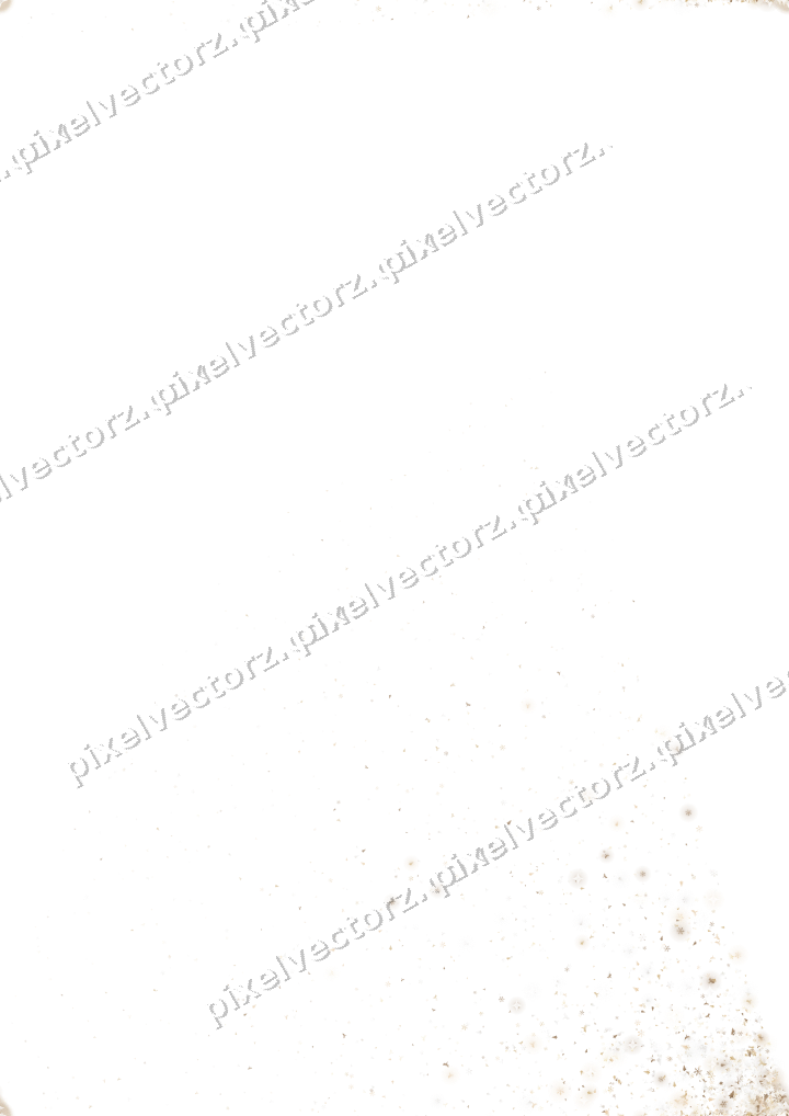 Seamless glitter corner in amber on a transparent background