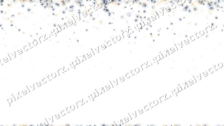 Seamless falling glitter of candy canes on a transparent background