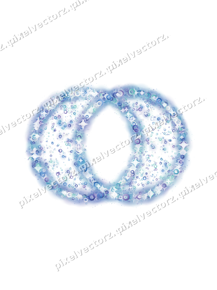 Seamless glitter wedding rings of rings on a transparent background