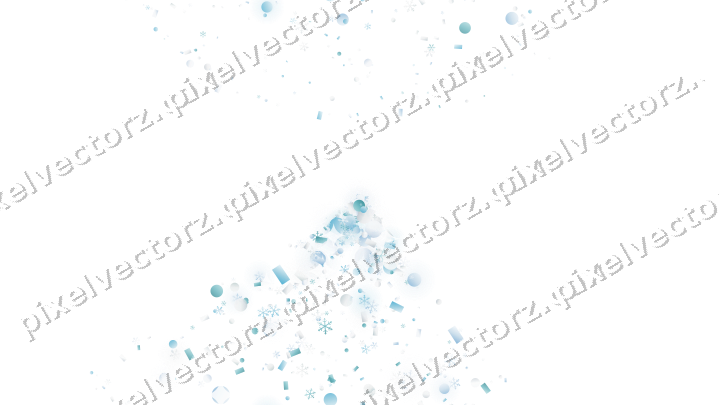 Nahtloser Glitzerfächer in Türkis auf transparentem Grund
