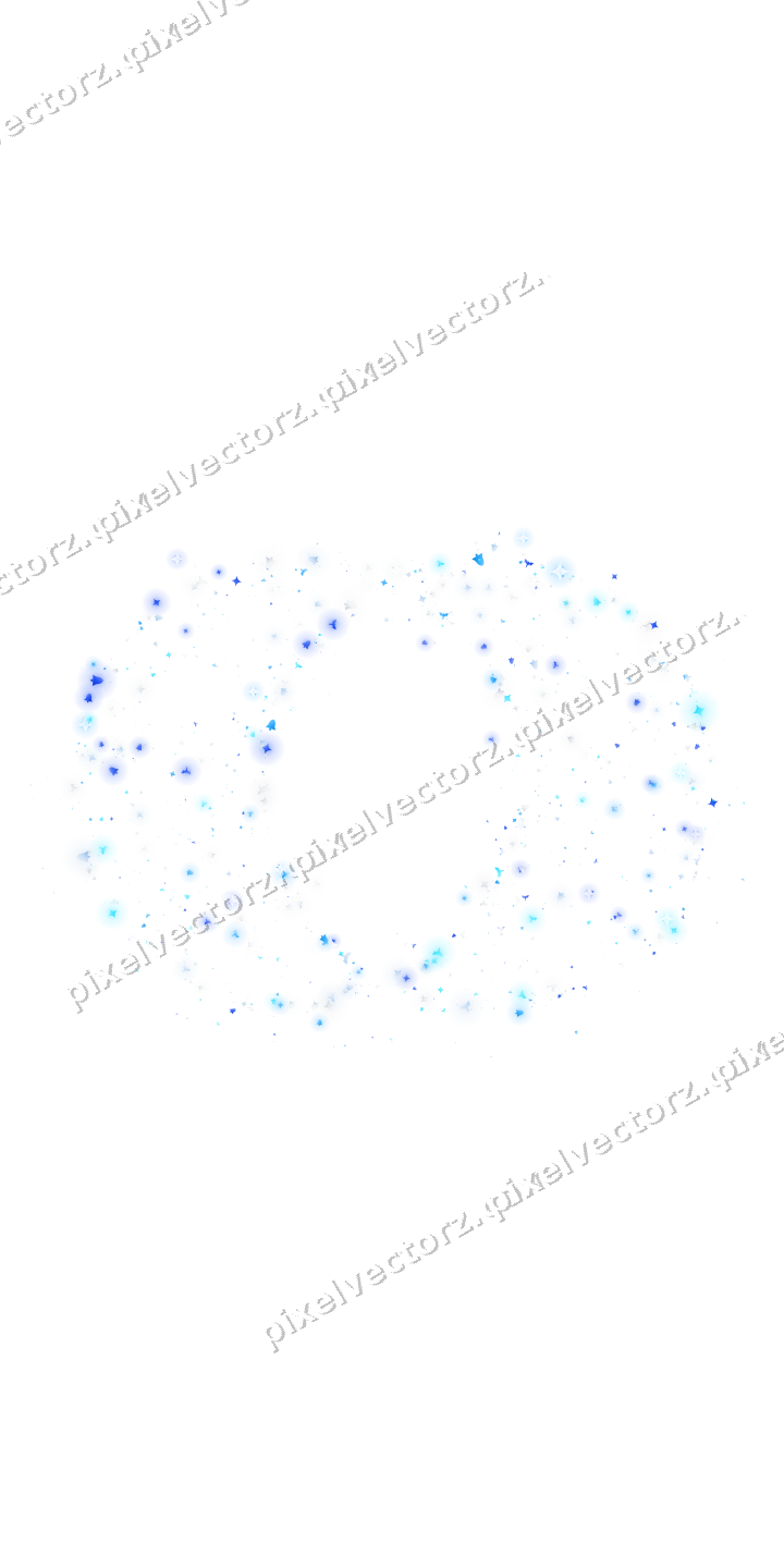 Seamless glitter wedding rings in cyan on a transparent background