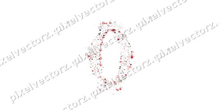Seamless glitter lantern in red on a transparent background