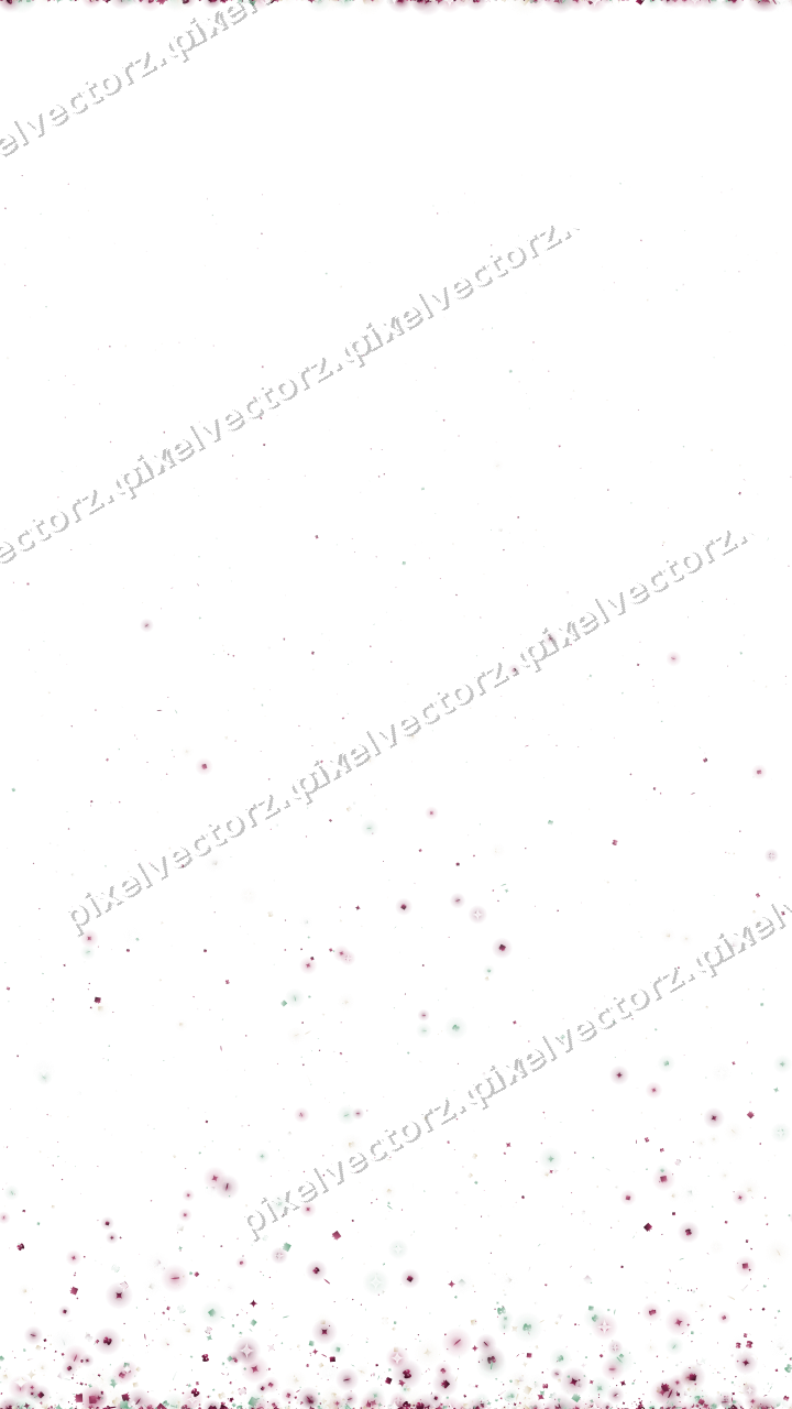 Seamless rising glitter in dark pink on a transparent background