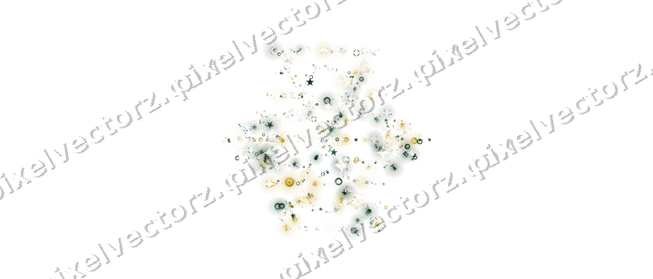 Seamless glitter snowflake in dark green on a transparent background