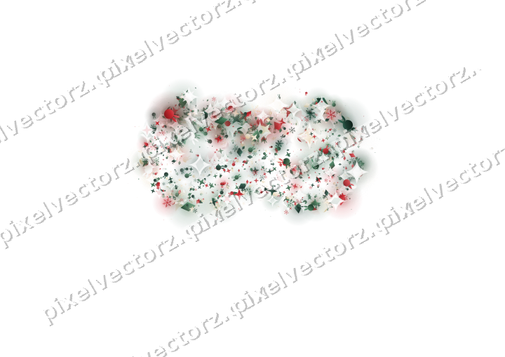 Seamless glitter carnival mask on a transparent background