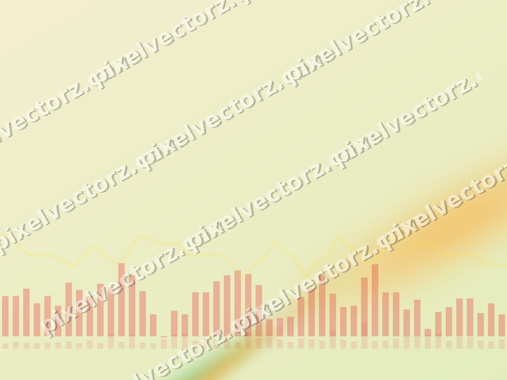 Zarter Pastell Diagramm Hintergrund in Rot und Orange