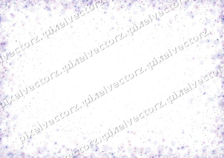 Seamless glitter vignette in purple on a transparent background