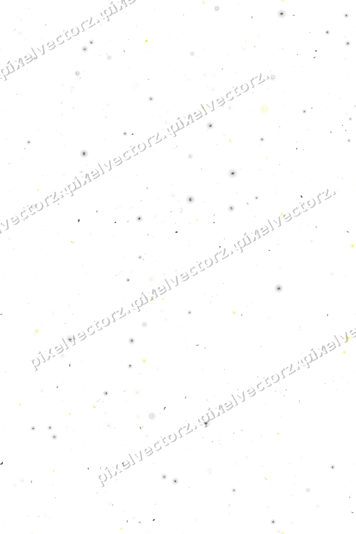 Seamless glitter scatter in yellow on a transparent background