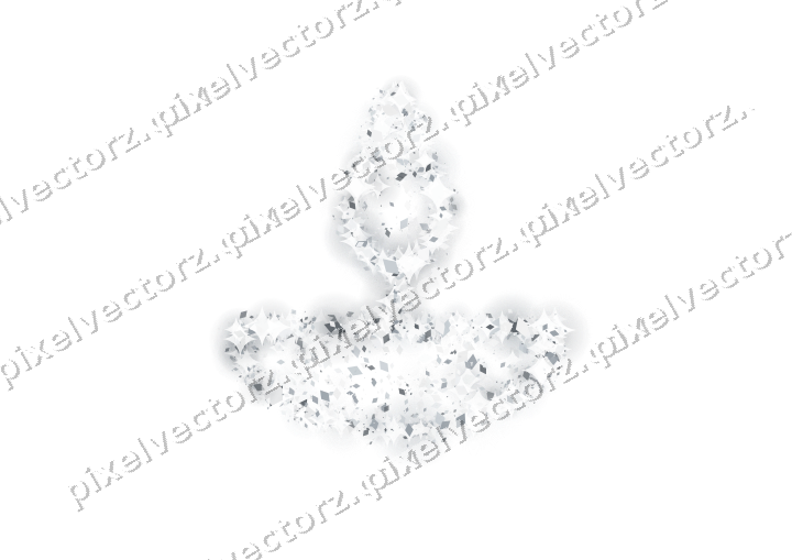 Seamless glitter diya lamp of diamonds on a transparent background