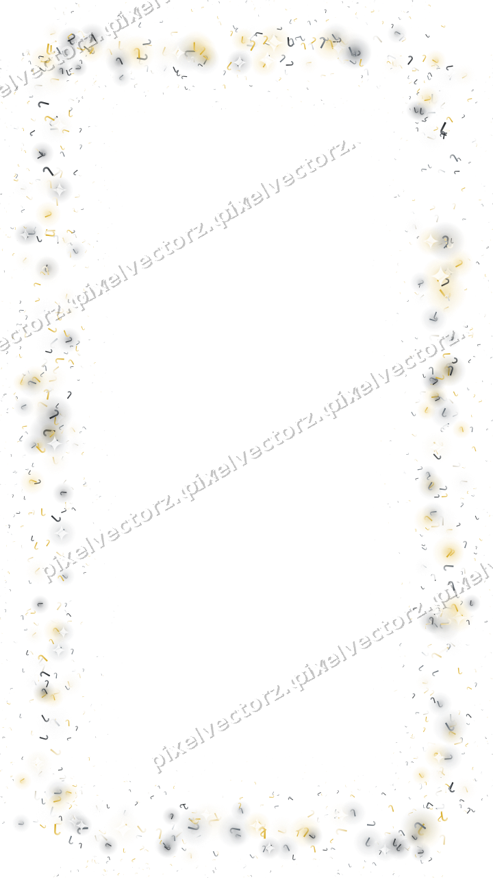 Seamless glitter frame of candy canes on a transparent background