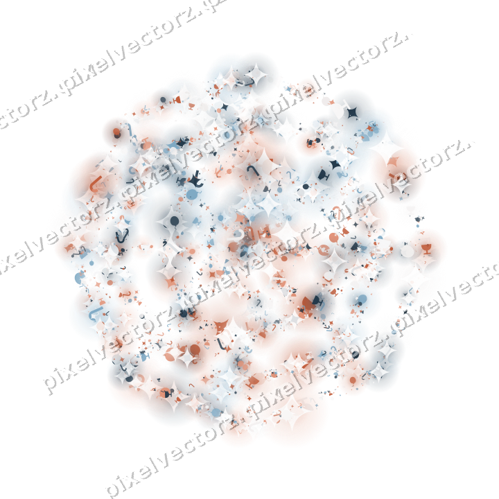 Seamless glitter spider web in orange on a transparent background