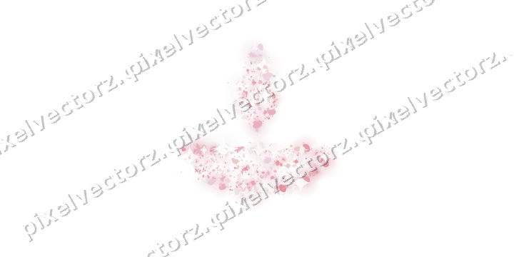 Seamless glitter diya lamp in pale pink on a transparent background