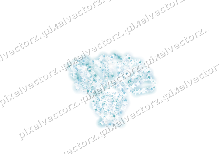 Seamless glitter turkey of balloons on a transparent background