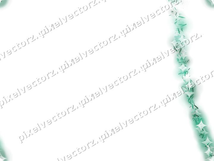 Nahtloser Sternenschweif aus Splittern auf transparentem Grund