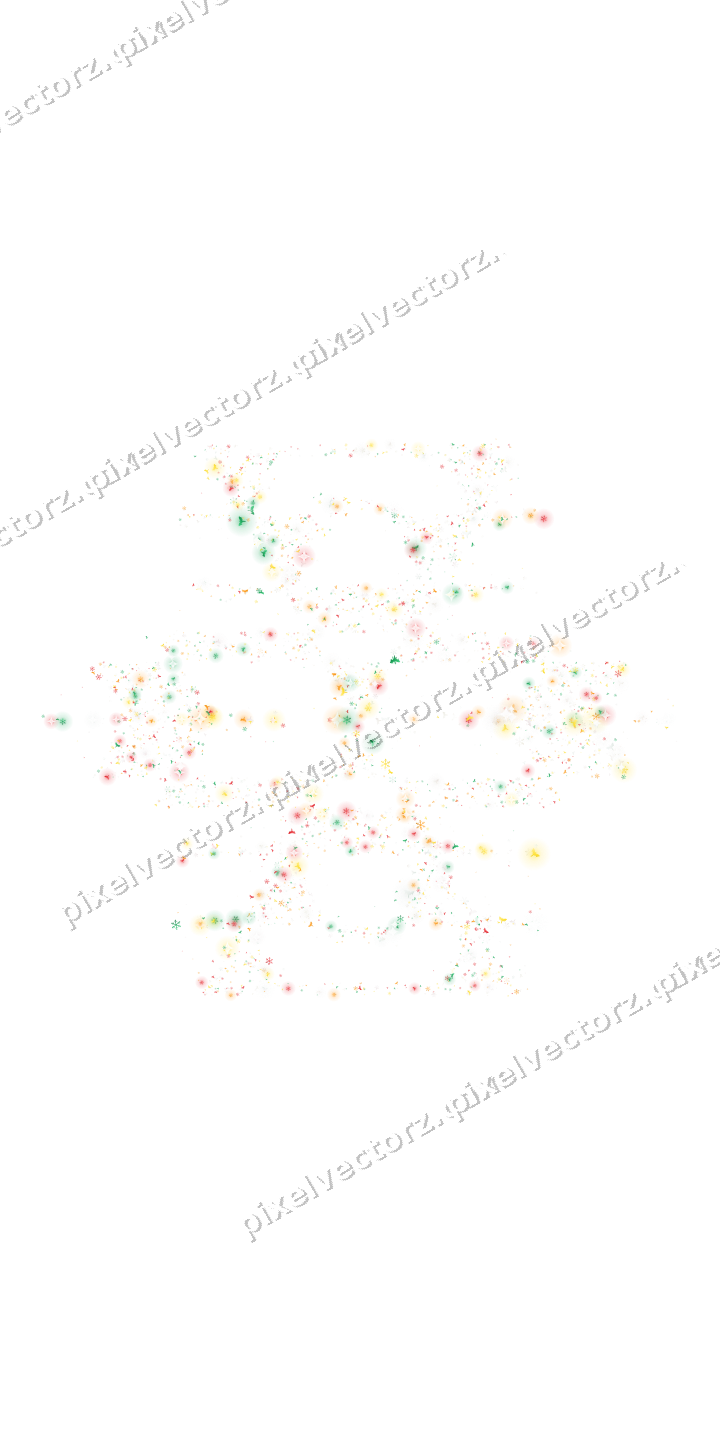 Seamless glitter snowflake in red on a transparent background