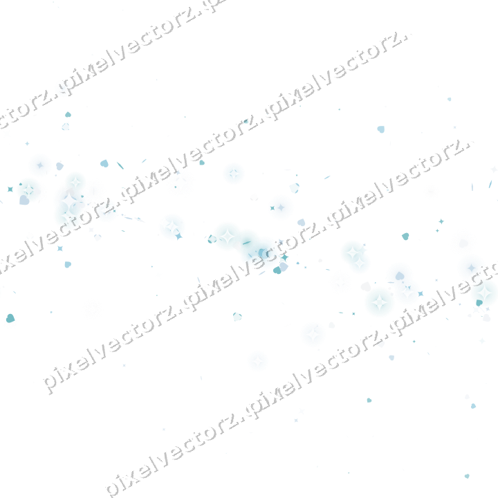Nahtloses Glitzerband aus Funken und Herzen auf transparentem Grund