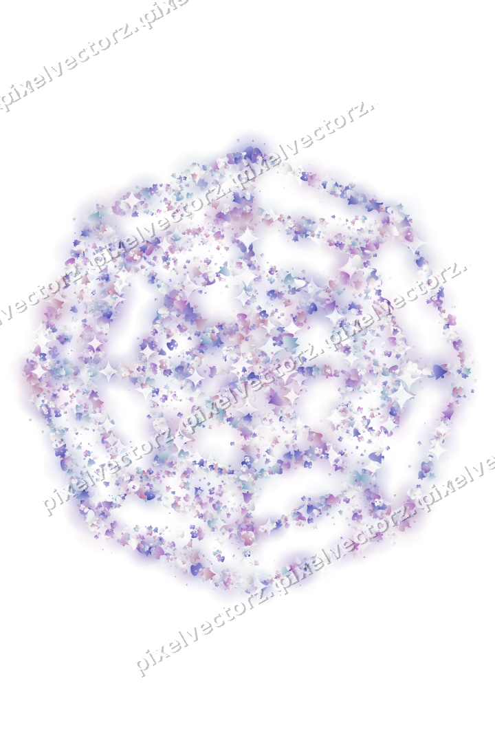 Seamless glitter spider web in purple on a transparent background