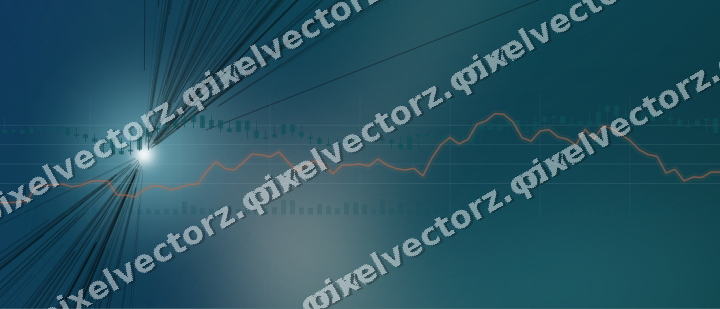 Leuchtender Neon Diagramm Hintergrund in Dunkelpetrol und Orange