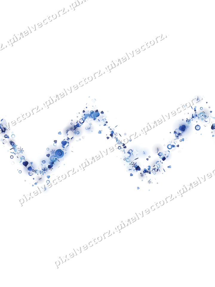 Nahtlose Glitzerwelle in Blau und Türkis auf transparentem Grund