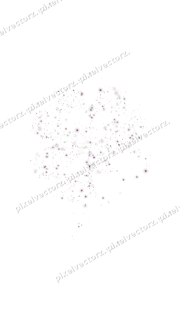 Seamless glitter clover leaf on a transparent background