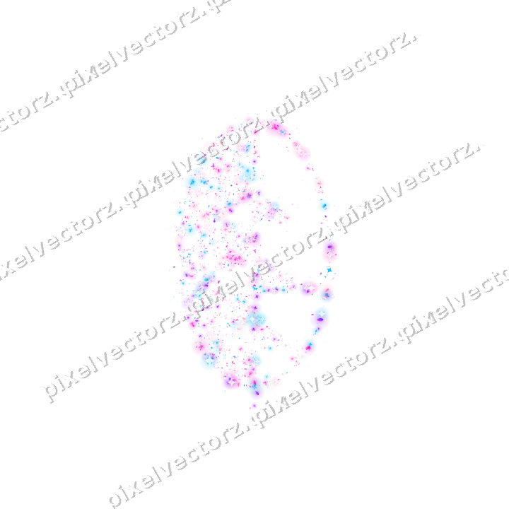 Seamless glitter leaf of sparkles and bats on a transparent background