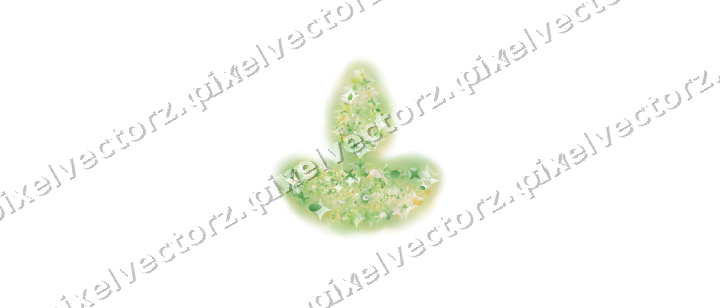 Seamless glitter diya lamp in lime on a transparent background