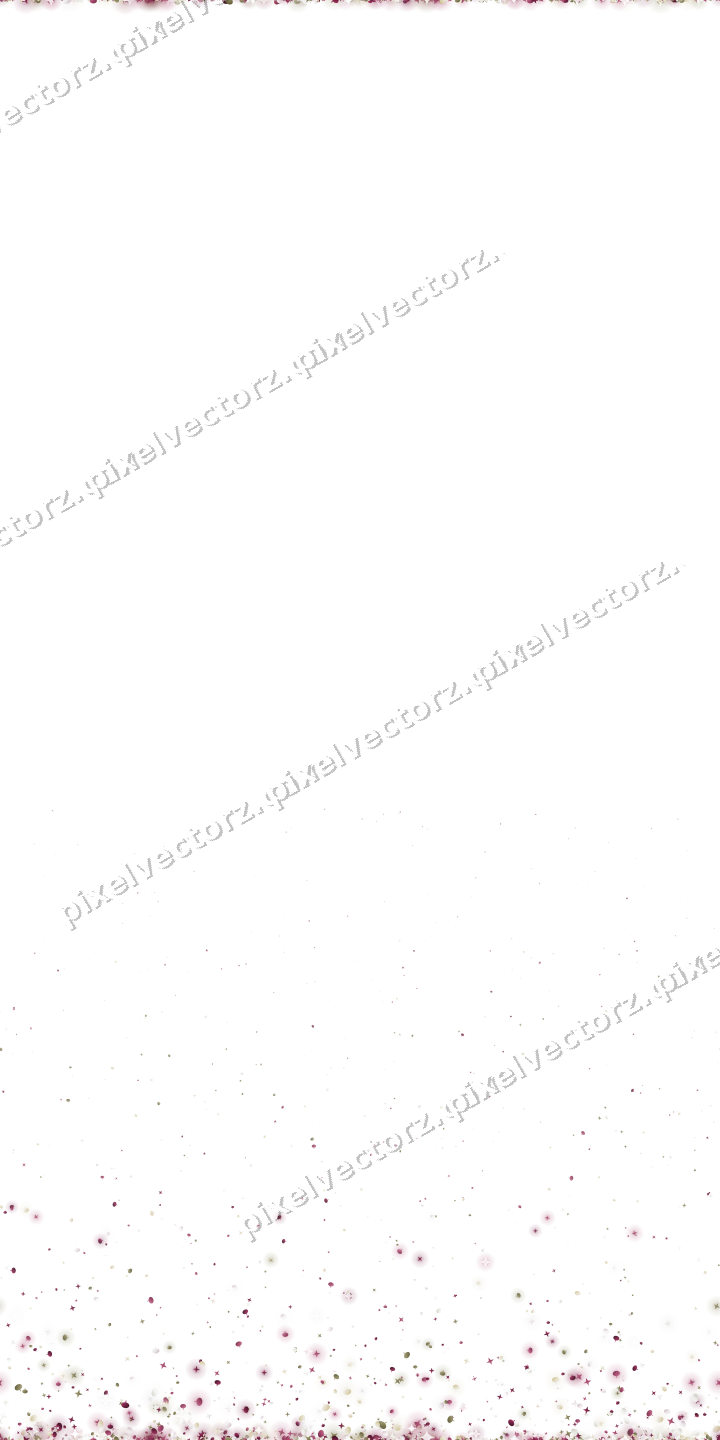 Seamless rising glitter in dark pink on a transparent background