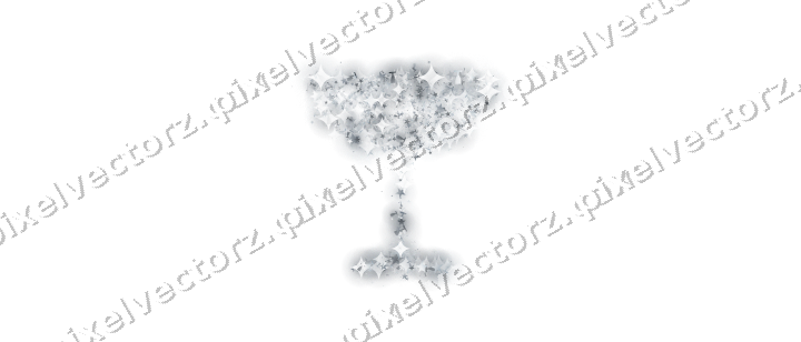 Seamless glitter champagne coupe on a transparent background