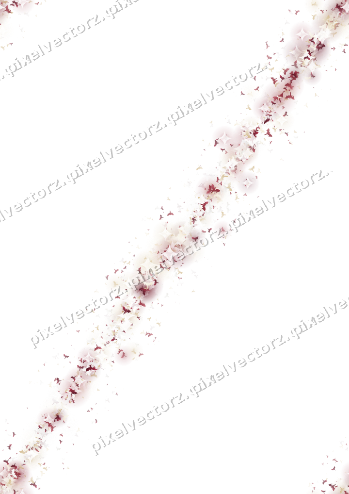 Seamless glitter band of bats in dark pink on a transparent background