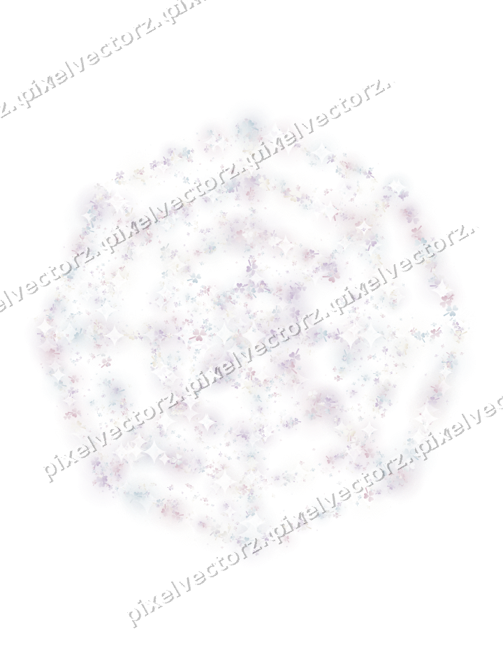 Seamless glitter spider web of shamrocks on a transparent background