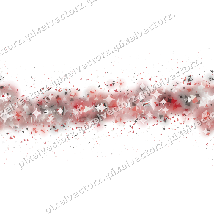 Seamless glitter band of sparkles and bats on a transparent background