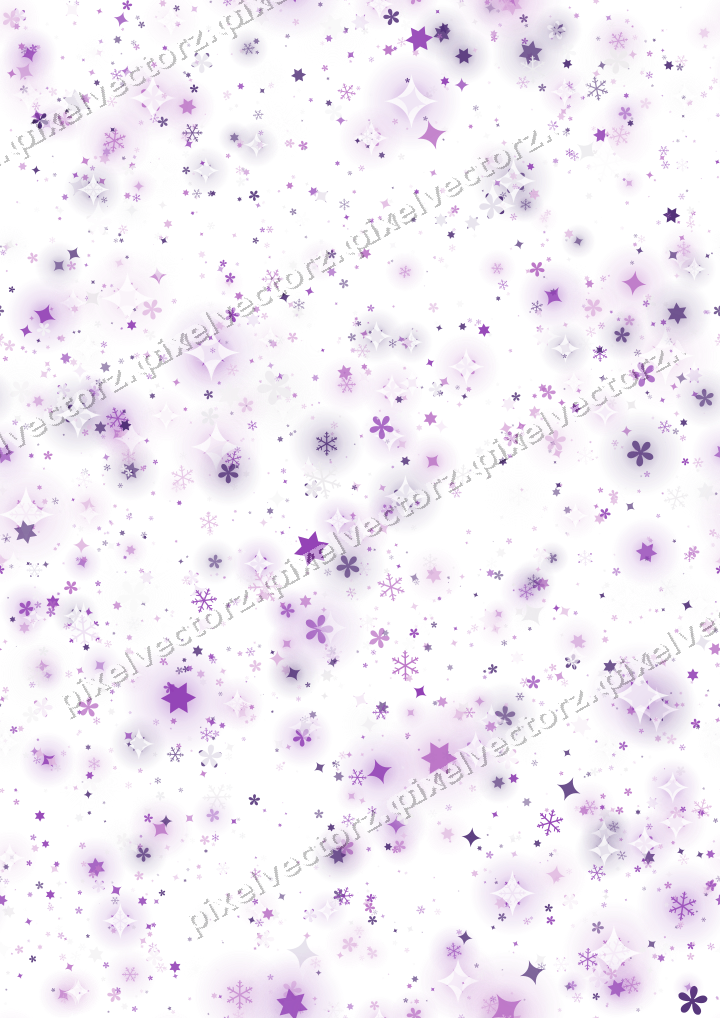 Nahtlose Glitzerstreuung in Violett auf transparentem Grund
