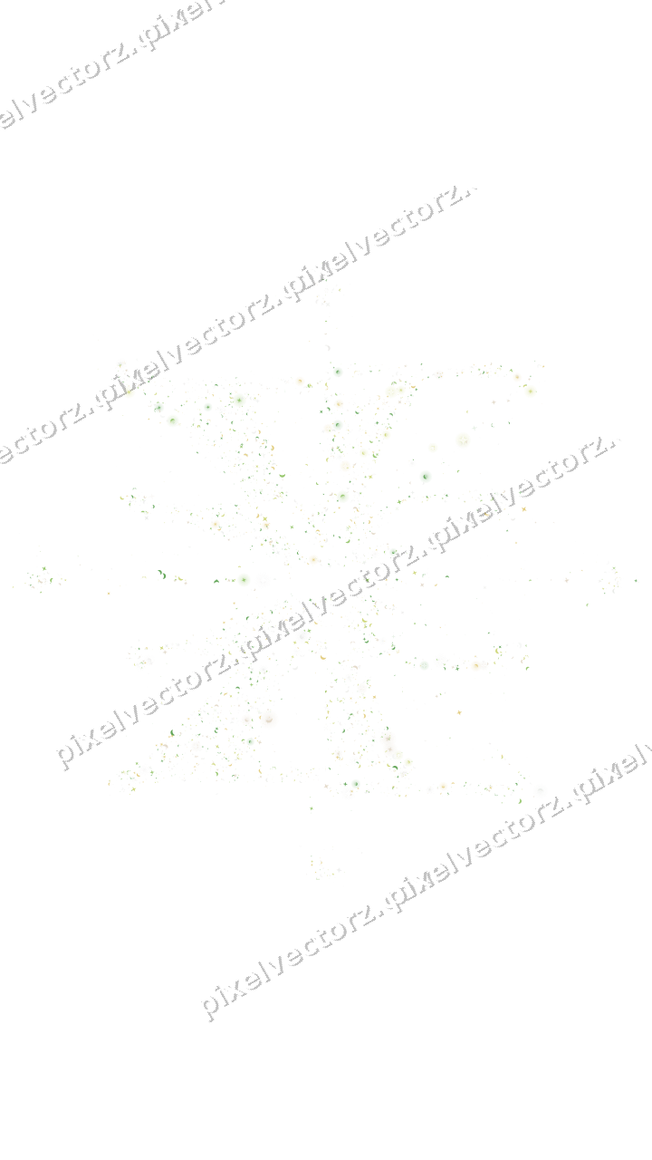 Seamless glitter firework in lime on a transparent background