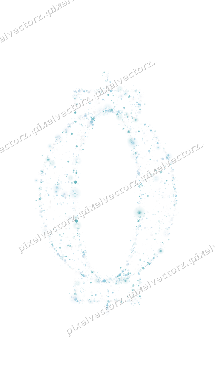 Seamless glitter lantern in cyan on a transparent background